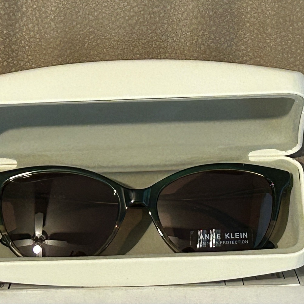 Anne Klein Forest Green Sunglasses